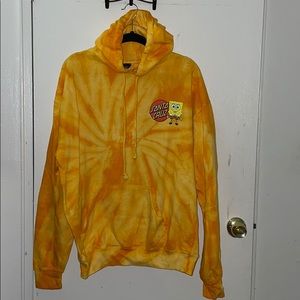 Mens Santa Cruz spongebob hoodie